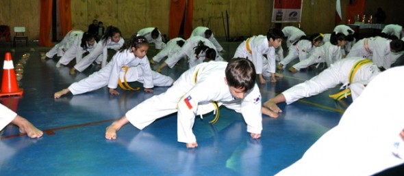 Campeonato de Karate en Cochrane.