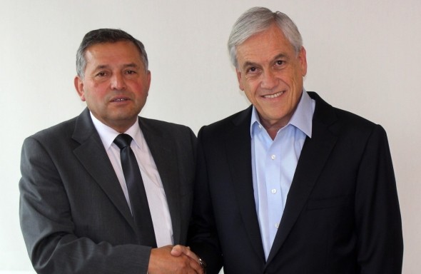 Roberto Recabal y Sebastián Piñera