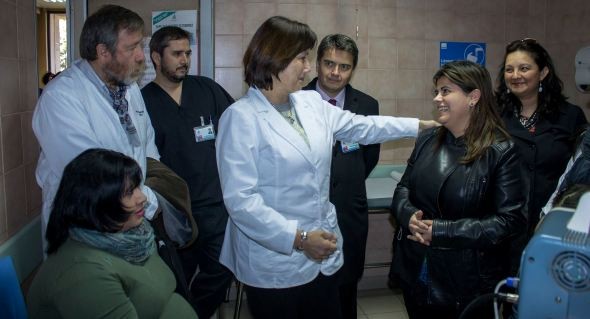 Ministra de Salud valoró avances del Hospital Regional Coyhaique.